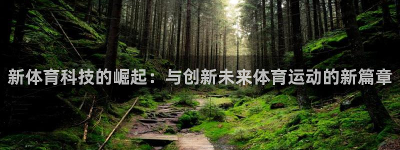 新体育科技的崛起：与创新未来体育运动的新篇章