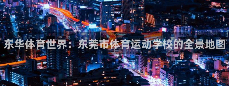 东华体育世界：东莞市体育运动学校的全景地图